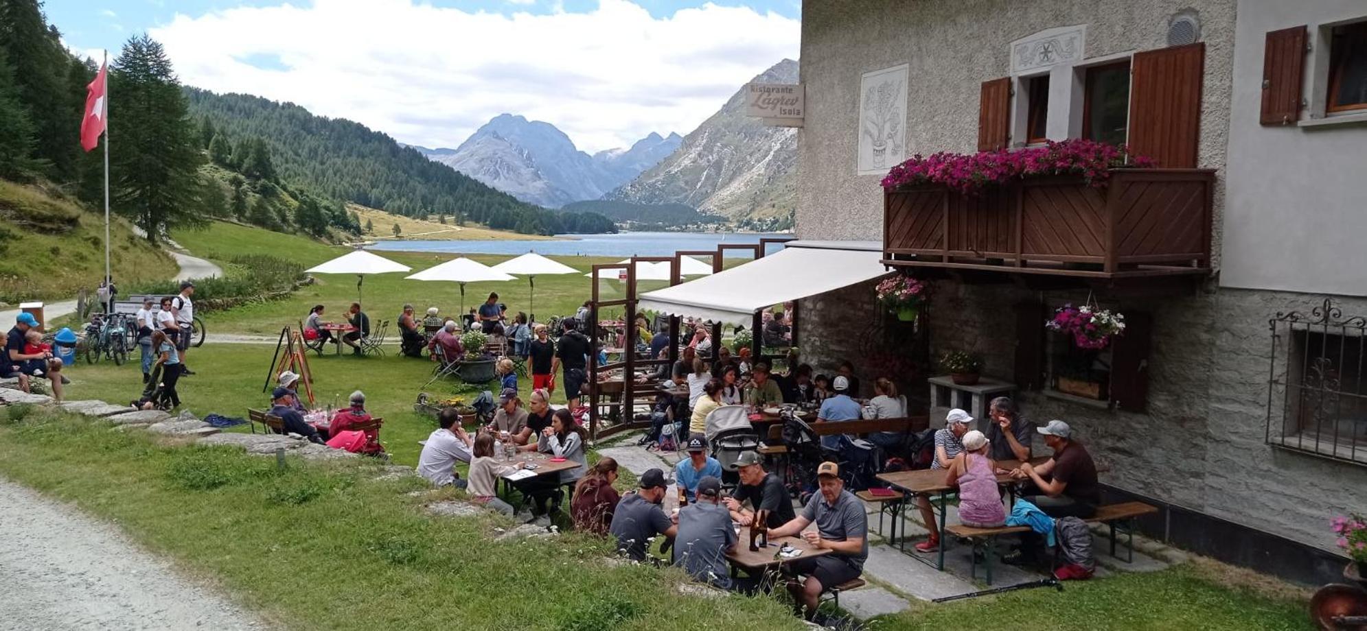Hotel Ristorante Lagrev Maloja Εξωτερικό φωτογραφία